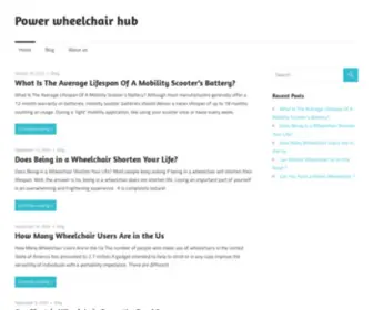 Powerwheelchairhub.com(Empower yourself) Screenshot