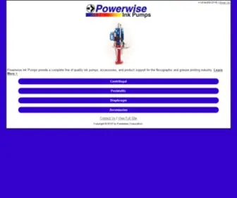 Powerwise.com(Powerwise Ink Pumps) Screenshot