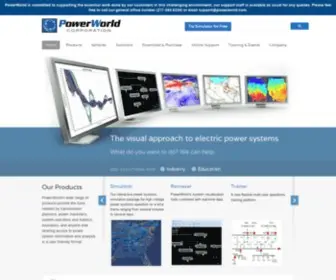 Powerworld.com(The visual approach to electric power systems) Screenshot