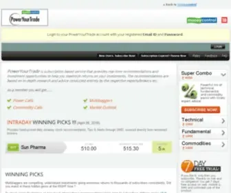 Poweryourtrade.com(Power Your Trade tries to bring together financial information and content) Screenshot