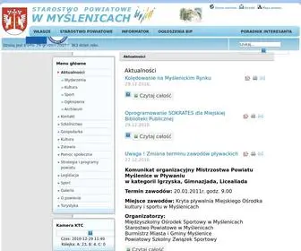 Powiat-MYslenice.pl(Powiat My) Screenshot