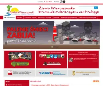 Powiat-Wieruszowski.pl(Starostwo Powiatowe w Wieruszowie) Screenshot