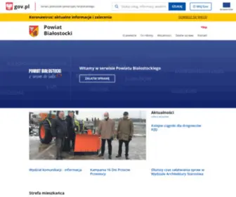 Powiatbialostocki.pl(Powiat Białostocki) Screenshot