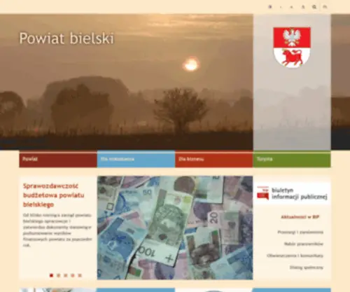 Powiatbielski.pl(Bo鎘i) Screenshot