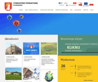 Powiat.krakow.pl(Starostwo Powiatowe w Krakowie) Screenshot
