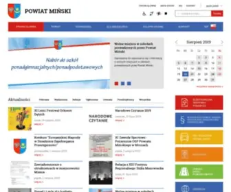 Powiatminski.pl(Powiat Miński) Screenshot