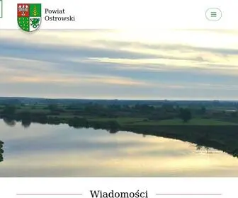 Powiatostrowmaz.pl(Powiat Ostrowski) Screenshot