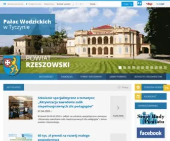 Powiat.rzeszow.pl(Aktualności) Screenshot