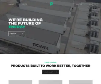 Powinenergy.com(Grid-Scale Energy Storage Made Simple) Screenshot