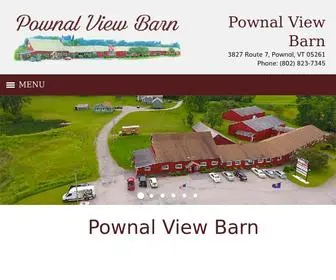 Pownalviewbarn.com(Pownal View Barn) Screenshot