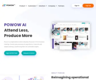 Powow.ai(POWOW AI) Screenshot