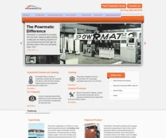 Powrmatic.com(HVAC Systems) Screenshot