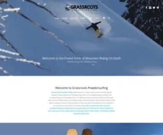 Powsurf.com(Powsurf Powsurfer Pow Surf Powdersurf by Grassroots) Screenshot