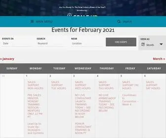 Powurcalendar.com(Events for February 2021) Screenshot