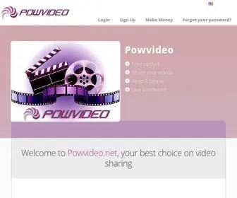 PowVideo.net(File upload) Screenshot