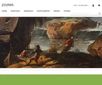 Poykee.com(Vintage Paintings) Screenshot