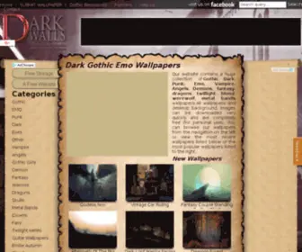 Pozadia.org(Dark Gothic Emo Wallpapers) Screenshot