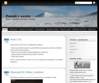 Pozadizwebky.cz(Web o aplikaci Pozadí z webky) Screenshot