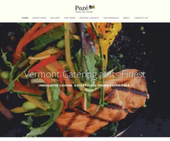 Pozecatering.com(Pozé Catering) Screenshot