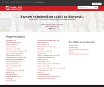 Pozicie.sk(Katalóg pracovných pozícií) Screenshot