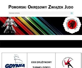 PozJudo.pl(STRONA GŁÓWNA) Screenshot