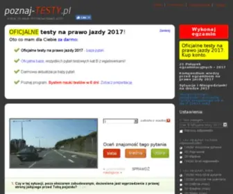 Poznaj-Testy.pl(Darmowe testy na prawo jazdy 2021) Screenshot