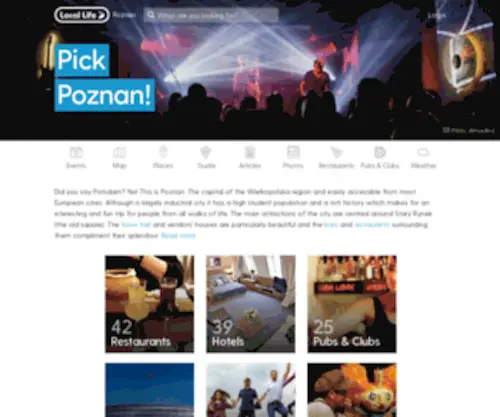 Poznan-Life.com(An insider's guide to Poznan) Screenshot