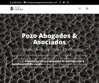 Pozoabogadosasociados.com(Abogado en Granada) Screenshot