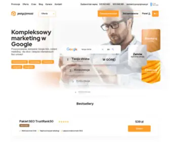 PozycJonusz.pl(Reklama w Google) Screenshot