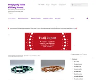 Pozytywnysklep.com(Bransoletki i naszyjniki z kamieni naturalnych) Screenshot
