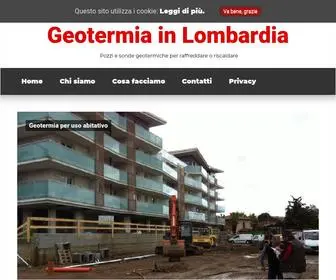 Pozzigeotermici.it(Geotermia in Lombardia) Screenshot