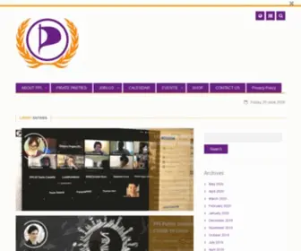 PP-International.net(Pirate Parties International) Screenshot