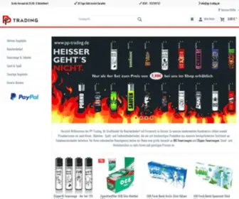 PP-Trading.de(PP-Trading Raucherbedarf Großhandel und Clipper und BIC Feuerzeuge) Screenshot