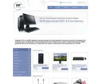 PP.co.nz(Paradigm PCs) Screenshot