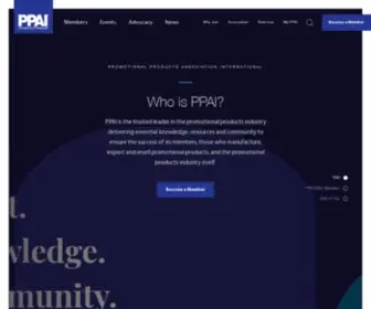 PPai.org(PPAI Home) Screenshot
