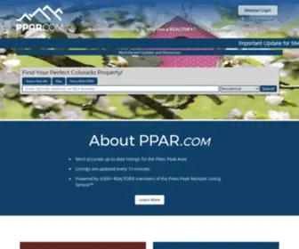PPar.com(Pikes Peak Association of Realtors® (PPAR)) Screenshot