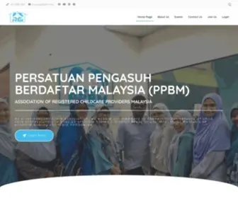 PPBM.org(Persatuan Pengasuh Berdaftar Malaysia) Screenshot