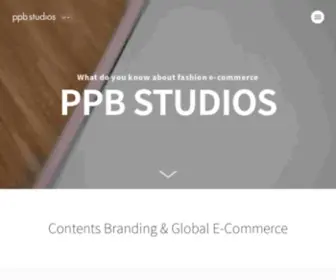 PPBstudios.com(PPB Studios) Screenshot