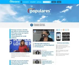 PPcantabria.org(Partido Popular de Cantabria) Screenshot