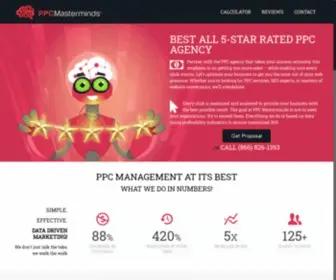 PPcmasterminds.com(PPC Masterminds) Screenshot