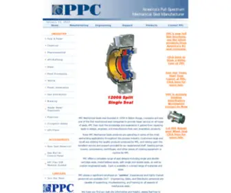 PPcmechanicalseals.com(PPC Mechanical Seals) Screenshot