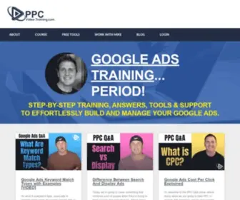 PPcvideotraining.com(PPC Video Training) Screenshot