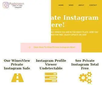 PPDcrown.net(Instagram private profile viewer 2022) Screenshot