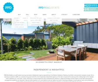 PPdre.com.au(PPD Real Estate) Screenshot