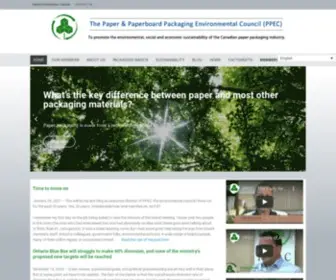 PPec-Paper.com(Representing the paper packaging industry for over 29 yrs) Screenshot