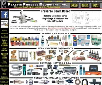 PPE.com(Plastic Process Equipment) Screenshot