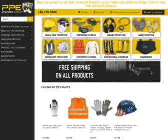 PPepros.com(Wholesale PPE & Safety Supplies) Screenshot