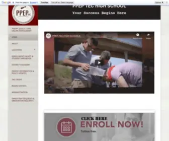 PPeptechs.org(PPEP Tec High Schools) Screenshot