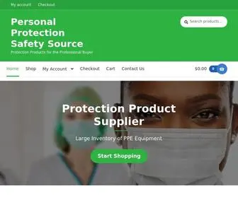 PPesafetysource.com(Protection Products for the Professional Buyer) Screenshot