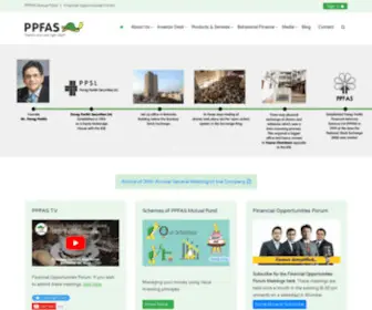 PPfas.com(Parag Parikh Financial Advisory Services Limited (PPFAS)) Screenshot